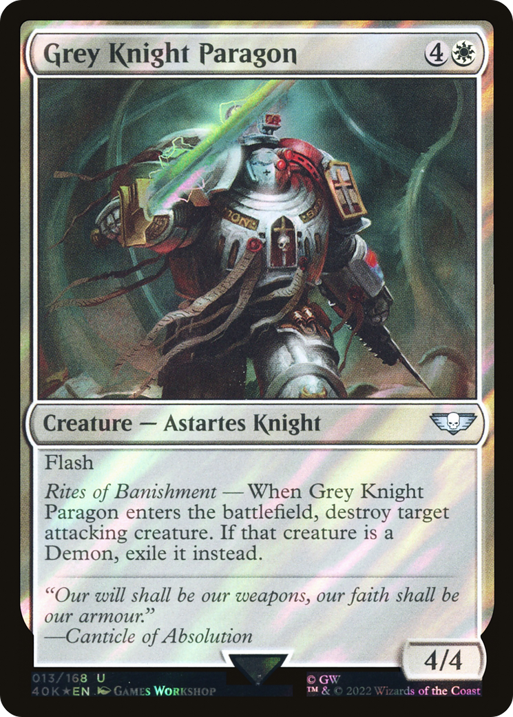 Grey Knight Paragon (Surge Foil) [Universes Beyond: Warhammer 40,000]