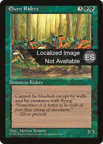 Elven Riders [Fourth Edition Foreign Black Border]