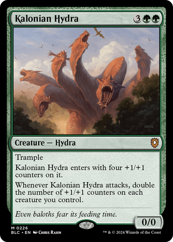 Kalonian Hydra [Bloomburrow Commander]
