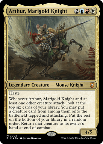 Arthur, Marigold Knight [Bloomburrow Commander]