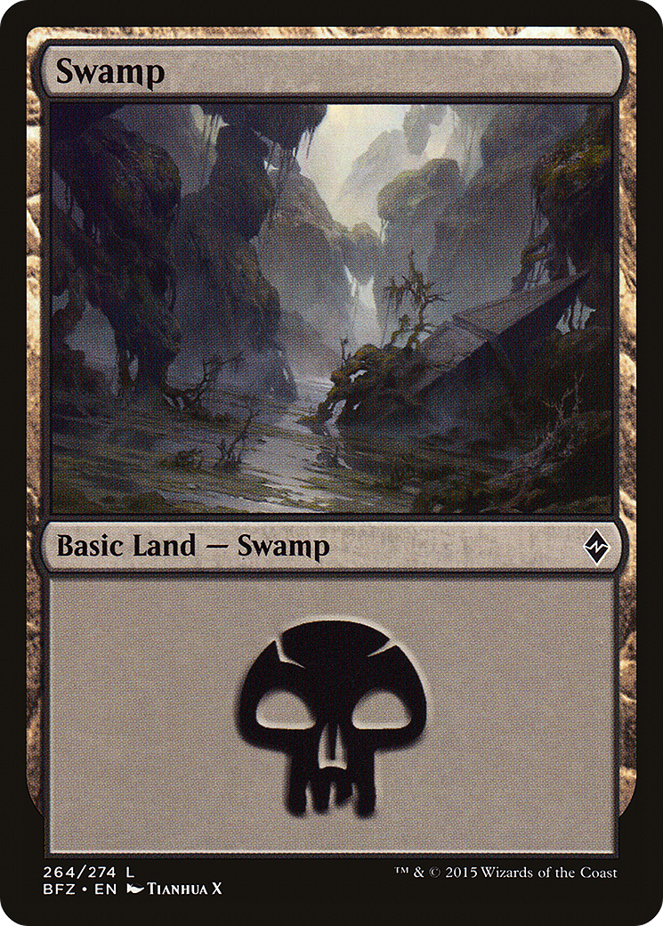 Swamp (264a) [Battle for Zendikar]