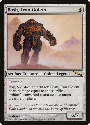 Bosh, Iron Golem [Mirrodin]
