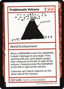 Problematic Volcano (2021 Edition) [Mystery Booster Playtest Cards]