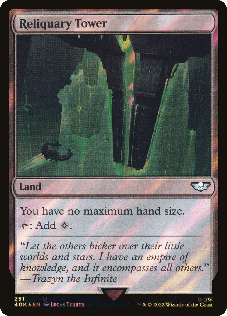 Reliquary Tower (Surge Foil) [Universes Beyond: Warhammer 40,000]