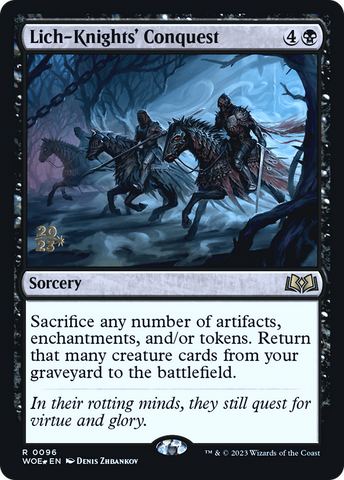 Lich-Knights' Conquest [Wilds of Eldraine Prerelease Promos]