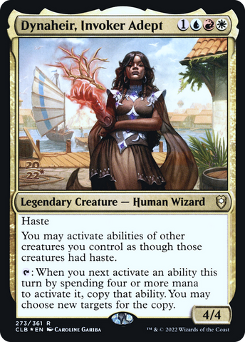Dynaheir, Invoker Adept [Commander Legends: Battle for Baldur's Gate Prerelease Promos]