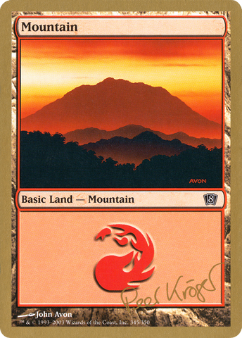 Mountain (pk345) (Peer Kroger) [World Championship Decks 2003]