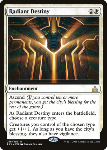 Radiant Destiny [Rivals of Ixalan]