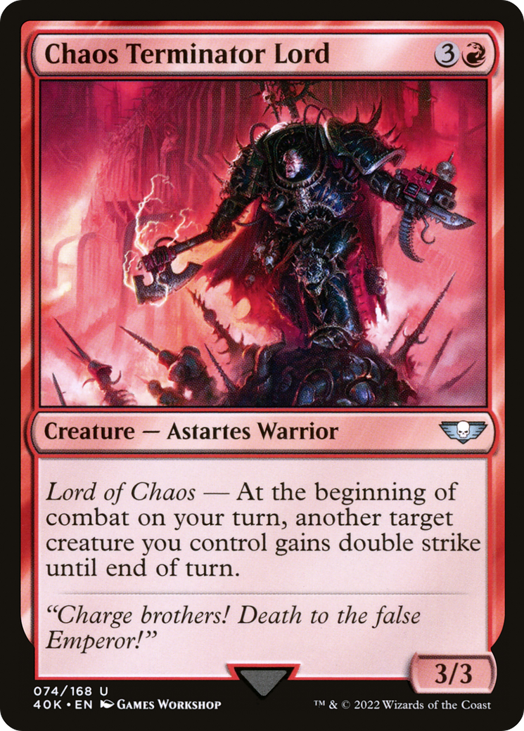 Chaos Terminator Lord [Universes Beyond: Warhammer 40,000]