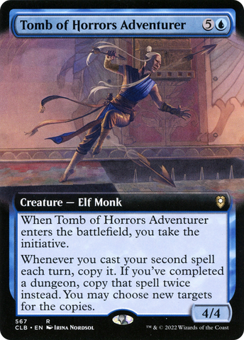 Tomb of Horrors Adventurer (Extended Art) [Commander Legends: Battle for Baldur's Gate]