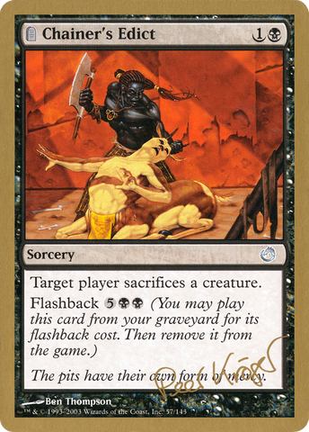 Chainer's Edict (Peer Kroger) [World Championship Decks 2003]