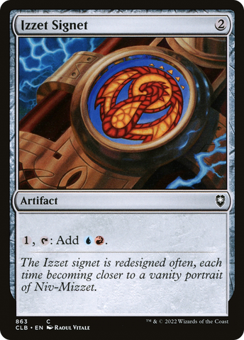 Izzet Signet [Commander Legends: Battle for Baldur's Gate]