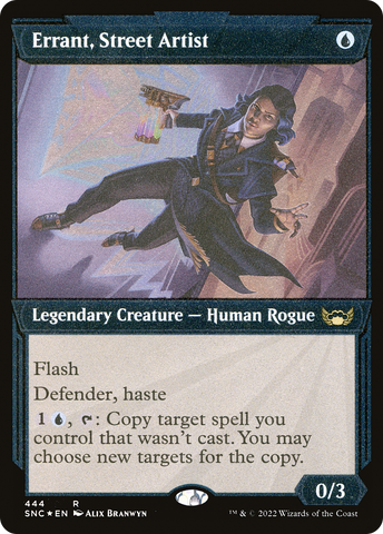 Errant, Street Artist (Showcase Art Deco Foil Etched) [Streets of New Capenna]