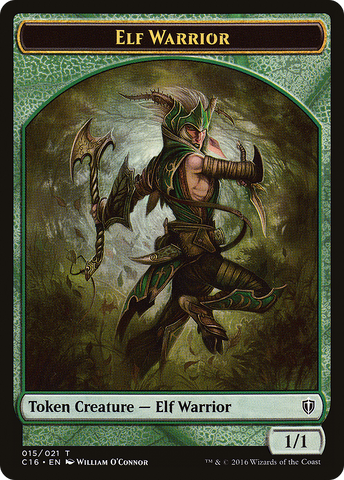 Elf Warrior [Commander 2016 Tokens]