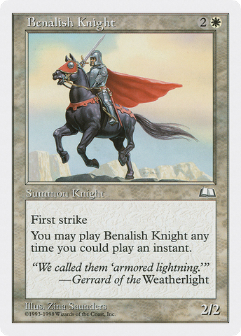Benalish Knight [Anthologies]