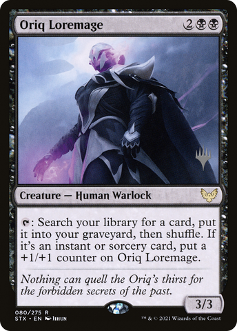 Oriq Loremage  (Promo Pack) [Strixhaven: School of Mages Promos]