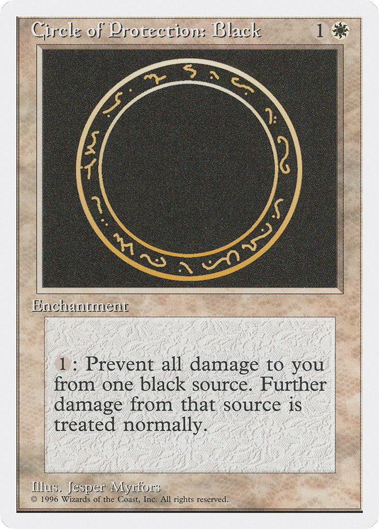 Circle of Protection: Black [Introductory Two-Player Set]