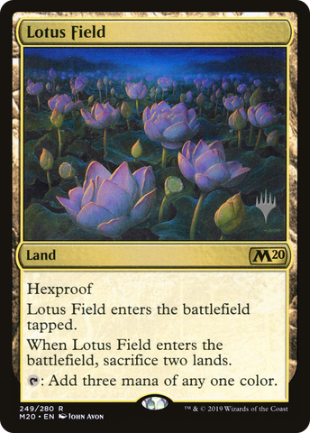 Lotus Field (Promo Pack) [Core Set 2020 Promos]
