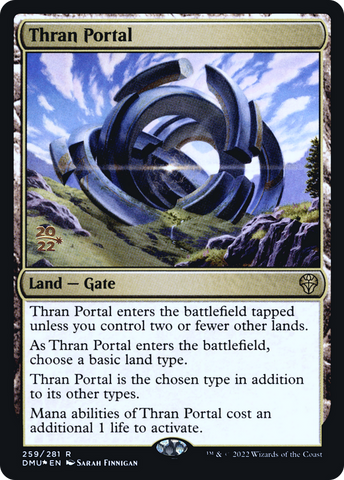 Thran Portal [Dominaria United Prerelease Promos]