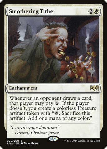 Smothering Tithe (Promo Pack) [Ravnica Allegiance Promos]