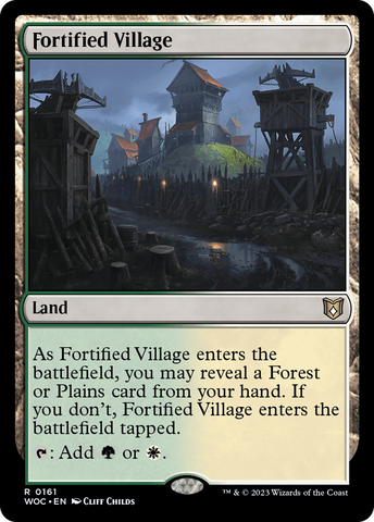 Fortified Village [Wilds of Eldraine Commander]
