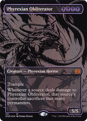 Phyrexian Obliterator (Oil Slick Raised Foil) [Phyrexia: All Will Be One]