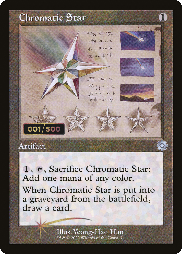 Chromatic Star (Retro Schematic) (Serial Numbered) [The Brothers' War Retro Artifacts]