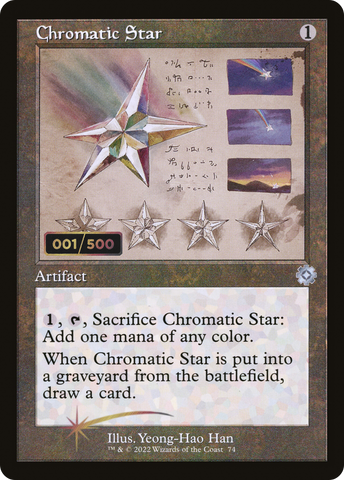 Chromatic Star (Retro Schematic) (Serial Numbered) [The Brothers' War Retro Artifacts]
