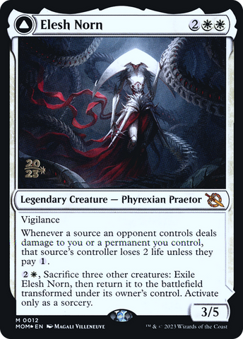 Elesh Norn // The Argent Etchings [March of the Machine Prerelease Promos]