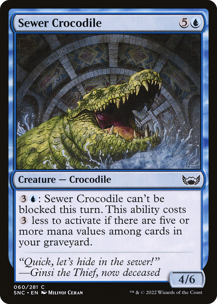 Sewer Crocodile [Streets of New Capenna]
