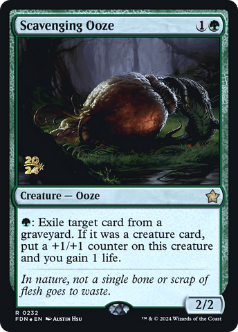 Scavenging Ooze [Foundations Prerelease Promos]