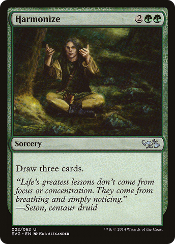 Harmonize (Elves vs. Goblins) [Duel Decks Anthology]