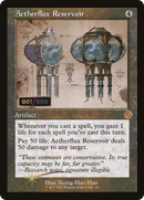 Aetherflux Reservoir (Retro Schematic) (Serial Numbered) [The Brothers' War Retro Artifacts]