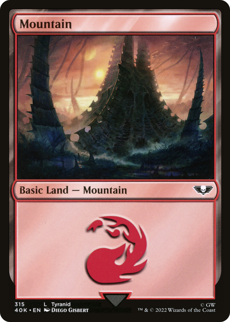 Mountain (315) [Universes Beyond: Warhammer 40,000]