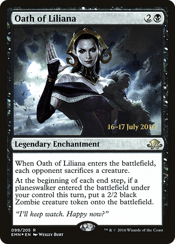 Oath of Liliana  [Eldritch Moon Prerelease Promos]