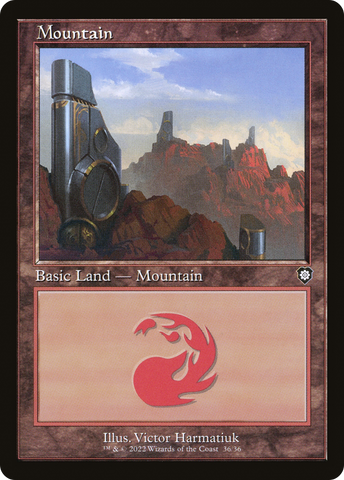 Mountain (036) (Retro) [The Brothers' War Commander]