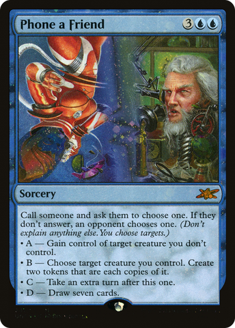 Phone a Friend (Galaxy Foil) [Unfinity]