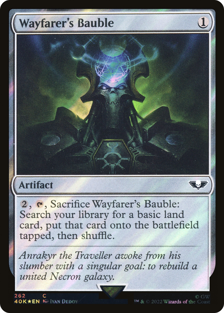 Wayfarer's Bauble (262) (Surge Foil) [Universes Beyond: Warhammer 40,000]