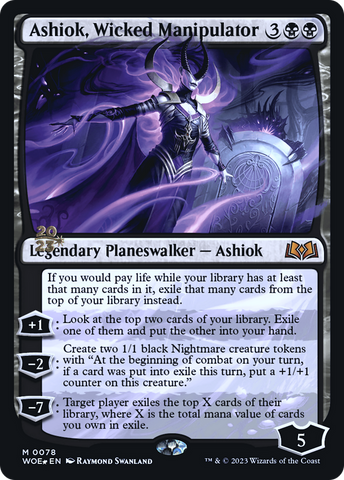 Ashiok, Wicked Manipulator [Wilds of Eldraine Prerelease Promos]