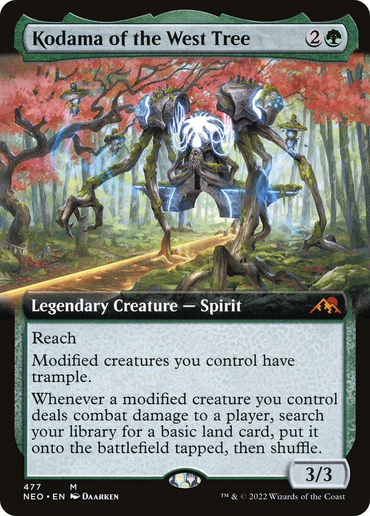 Kodama of the West Tree (Extended Art) [Kamigawa: Neon Dynasty]