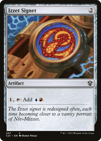 Izzet Signet [Commander 2021]