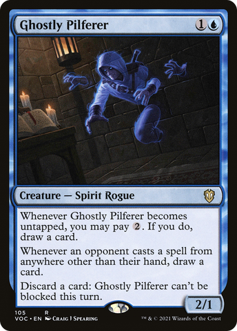 Ghostly Pilferer [Innistrad: Crimson Vow Commander]