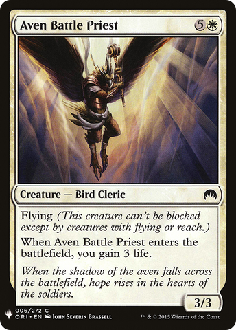 Aven Battle Priest [Mystery Booster]