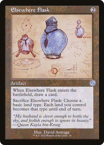 Elsewhere Flask (Retro Schematic) [The Brothers' War Retro Artifacts]