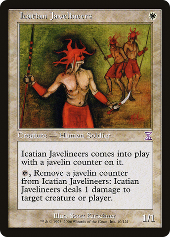 Icatian Javelineers [Time Spiral Timeshifted]