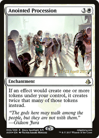 Anointed Procession  [Amonkhet Prerelease Promos]