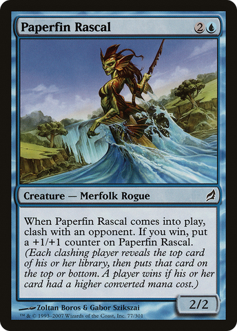 Paperfin Rascal [Lorwyn]