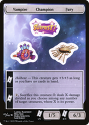 Vampire Champion Fury [Unfinity Stickers]