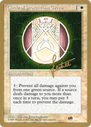 Circle of Protection: Green (Bertrand Lestree) (SB) (4ED) [Pro Tour Collector Set]