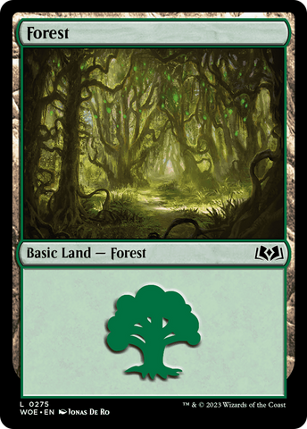 Forest (0275) [Wilds of Eldraine]
